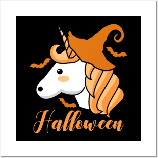 Halloween Unicorn Posters and Art